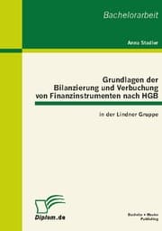 Cover von Grundlagen der Bilanzierung und Verbuchung von Finanzinstrumenten nach HGB in der Lindner Gruppe