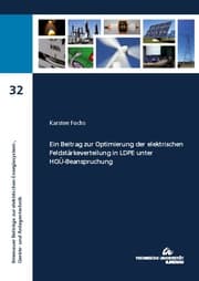 Cover von Ein Beitrag zur Optimierung der elektrischen Feldstärkeverteilung in LDPE unter HGÜ-Beanspruchung