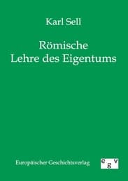 Cover von Römische Lehre des Eigentums