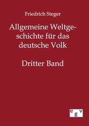 Cover von Allgemeine Weltgeschichte für das deutsche Volk