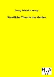 Cover von Staatliche Theorie des Geldes