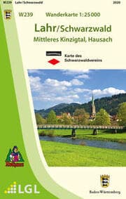 Cover von W239 Wanderkarte 1:25 000 Lahr/Schwarzwald