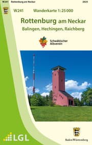 Cover von W241 Wanderkarte 1:25 000 Rottenburg am Neckar