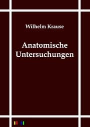 Cover von Anatomische Untersuchungen