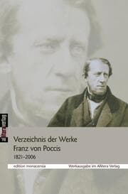 Cover von Verzeichnis der Werke Franz von Poccis 1821-2006