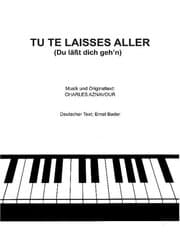 Cover von Tu te laisses aller - Du läßt dich geh'n