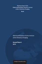 Cover von Global and European Studies Institute
