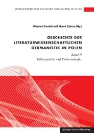 Cover von Geschichte der literaturwissenschaftlichen Germanistik in Polen II