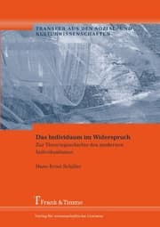 Cover von Das Individuum im Widerspruch