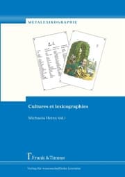 Cover von Cultures et lexicographies
