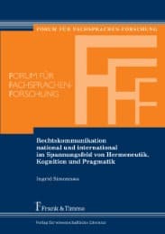Cover von Rechtskommunikation national und international im Spannungsfeld