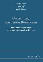 Cover von Outsourcing von Personalfunktionen