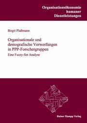 Cover von Organisationale und demografische Verwerfungen in PPP-Forschergruppen