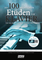Cover von Die 100 wichtigsten Etüden für Klavier