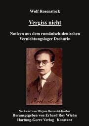 Cover von Vergiss nicht