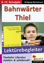 Cover von Bahnwärter Thiel - Lektürebegleiter