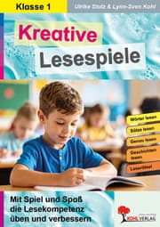 Cover von Kreative Lesespiele zur Verbesserung der Lesekompetenz / Klasse 1
