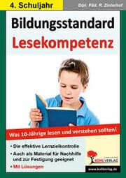Cover von Bildungsstandard Lesekompetenz