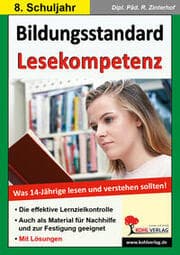 Cover von Bildungsstandard Lesekompetenz / Klasse 8