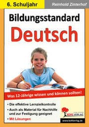 Cover von Bildungsstandard Deutsch / Klasse 6