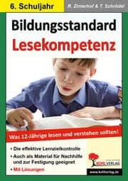 Cover von Bildungsstandard Lesekompetenz / Klasse 6