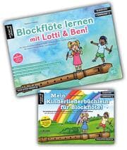 Cover von Blockflöte lernen mit Lotti & Ben + Mein Kinderliederbüchlein für Blockflöte im Set!