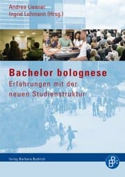 Cover von Bachelor bolognese - Erfahrungen mit der neuen Studienstruktur
