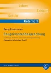 Cover von Zeugnisnotenbesprechung