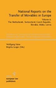 Cover von National Reports on the Transfer of Movables in Europe