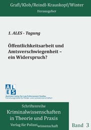 Cover von 1.ALES - Tagung - Öffentlichkeitsarbeit und Amtsverschwiegenheit - ein Widerspruch?