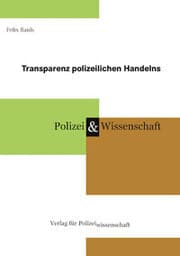 Cover von Transparenz polizeilichen Handelns