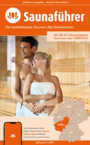 Cover von Südwesten Saunaführer - Die 60 beliebtesten Saunen des Südwestens