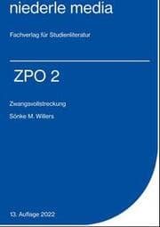 Cover von ZPO II - Zwangsvollstreckung - 2022