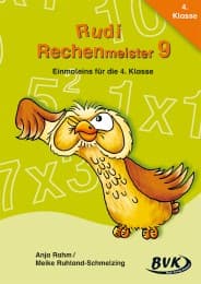 Cover von Rudi Rechenmeister 9 - Einmaleins für die 4. Klasse