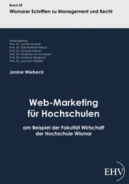 Cover von Web-Marketing für Hochschulen am Beispiel der Fakultät Wirtschaft der Hochschule Wismar