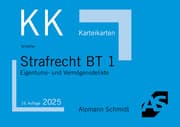 Cover von Karteikarten Strafrecht BT 1