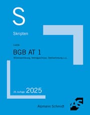 Cover von Skript BGB AT 1