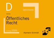 Cover von Definitionen Öffentliches Recht