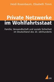 Cover von Private Netzwerke im Wohlfahrtsstaat
