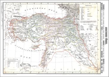 Cover von Historische Karte: Asiatische Türkei 1859 [gerollt]