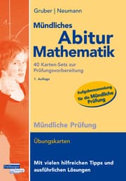 Cover von Mündliches Abitur Mathematik, 40 Karten-Sets zur Prüfungsvorbereitung