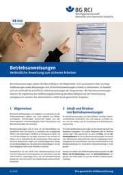 Cover von KB 040 Betriebsanweisungen