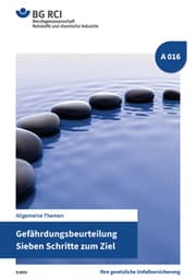 Cover von A 016 - Gefährdungsbeurteilung