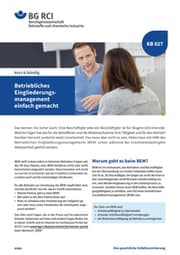 Cover von KB 027 Betriebliches Eingliederungsmanagement einfach gemacht