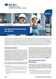 Cover von KB 001-1 Die Alternative Betreuung der BG RCI