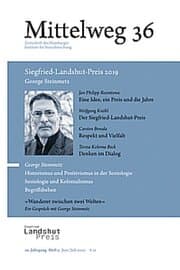 Cover von George Steinmetz. Siegfried-Landshut-Preis 2019