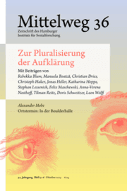 Cover von Zur Pluralisierung der Aufklärung