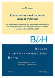 Cover von Kommunismus und nationale Frage in Palästina