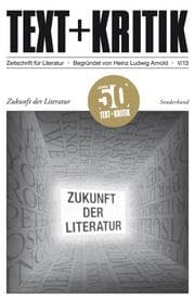 Cover von Zukunft der Literatur