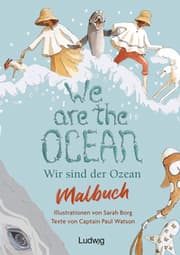 Cover von We are the Ocean/Wir sind der Ozean - Malbuch für Kinder
